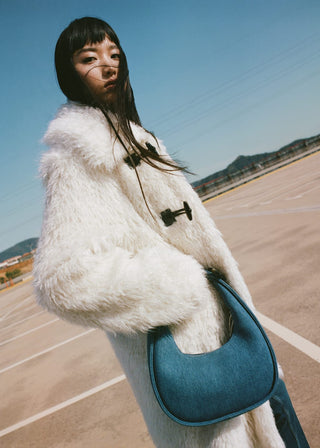 Bolso de Hombro Estilo Denim