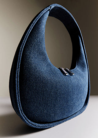 Bolso de Hombro Estilo Denim
