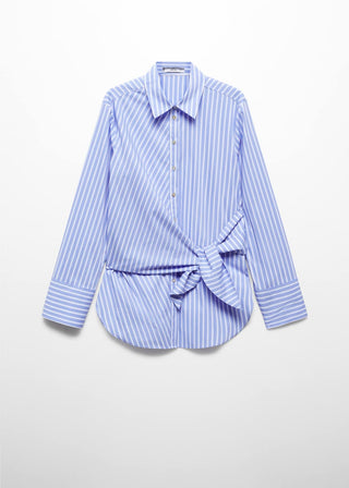 Camisa Manga Larga Estampado de Rayas