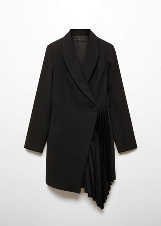 Vestido Manga Larga Estilo Blazer