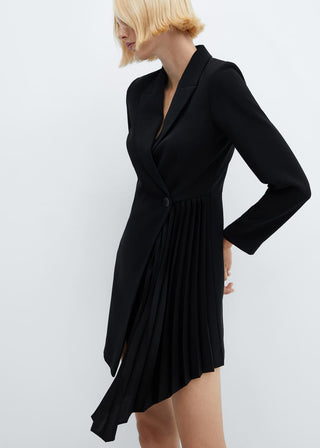 Vestido Manga Larga Estilo Blazer