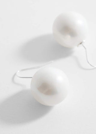 Aretes de Cristal con Perla
