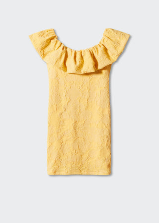 Vestido Hombros Descubiertos con Volantes