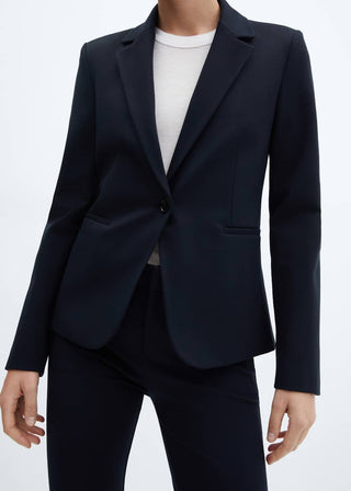 Blazer Entallado con Detalle de Pinzas