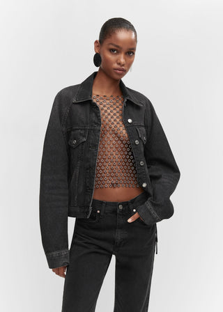 Chaqueta Denim Diseño Oversize
