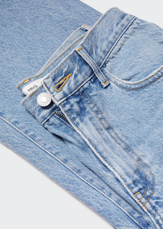 Jeans Talle Medio con Rotos