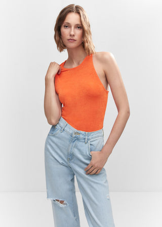 Camiseta de Tirantes con Espalda Cruzada