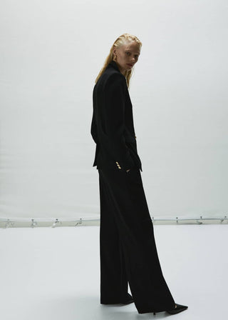 Pantalón Wide Leg Talle Medio