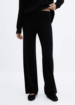 Pantalón Wide Leg con Cintura Elástica