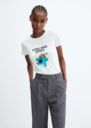 Camiseta Mr Men and Little Miss, Blanco