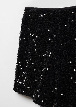 Short con Cintura Elástica de Lentejuelas