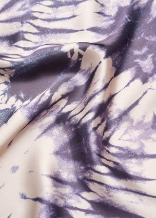 Enagua Satinada Estampado Tie-Dye, Morado