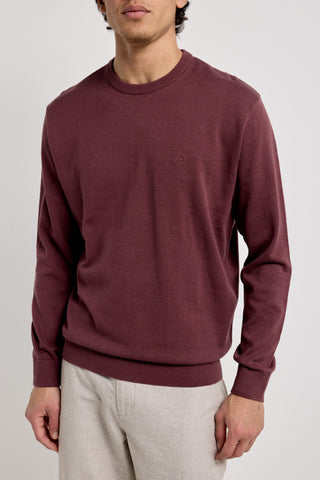 Sudadera Cuello Redondo con Logo Bordado