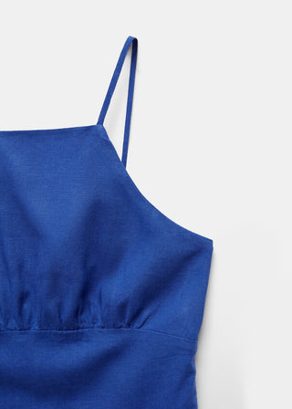 Vestido Corto con Tirantes Ajustables