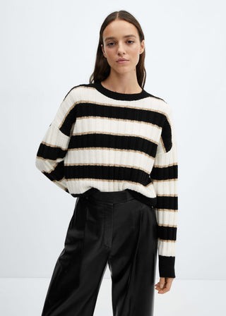 Sudadera de Rayas con Lúrex