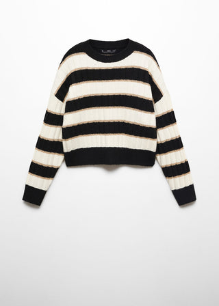 Sudadera de Rayas con Lúrex