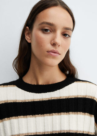 Sudadera de Rayas con Lúrex