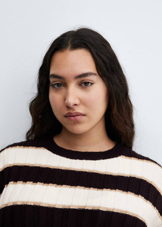 Sudadera de Rayas con Lúrex