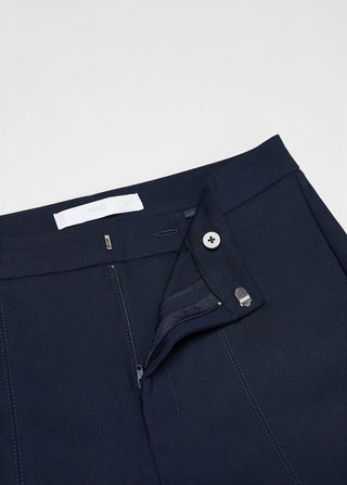 Pantalón Skinny Crop, Azul Oscuro