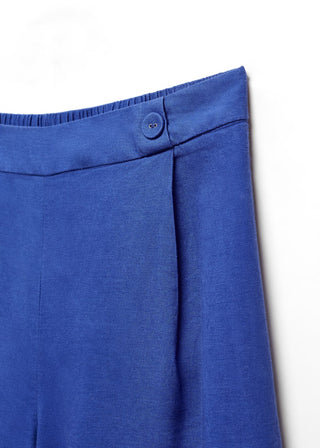 Pantalón Wide Leg con Cintura Elástica