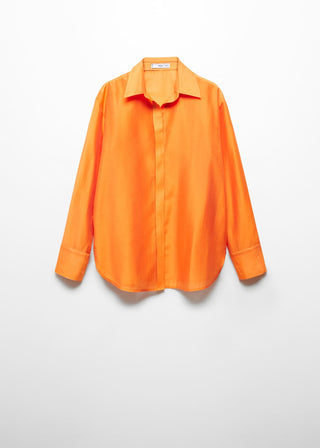 Camisa Manga Larga Tejido Satinado