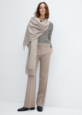 Pantalón Wide Leg Talle Medio