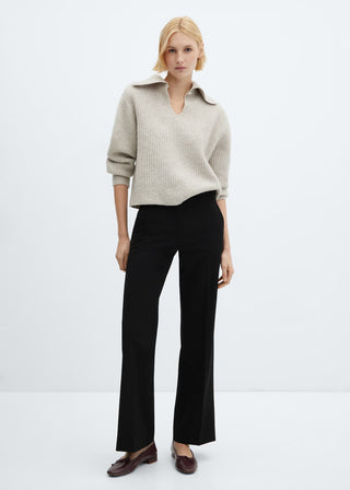 Pantalón Wide Leg Talle Medio