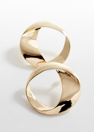 Aretes de Aros Retorcidos