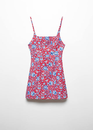 Vestido Cuello Cuadrado con Espalda Abierta