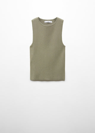 Camiseta Ajustada con Tirantes Anchos