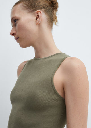 Camiseta Ajustada con Tirantes Anchos