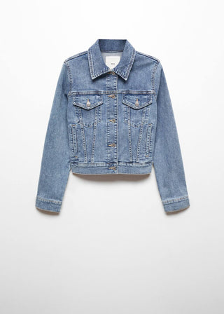 Jacket Denim con Bolsillos