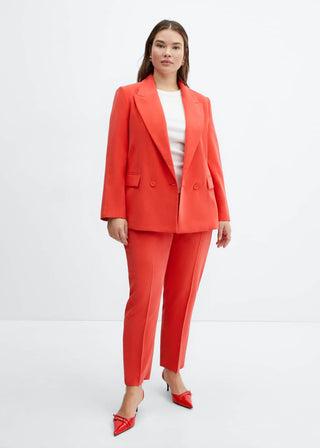 Pantalon Talle Medio con Cintura Elástica