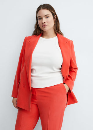Pantalon Talle Medio con Cintura Elástica