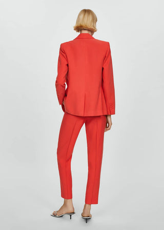 Pantalon Talle Medio con Cintura Elástica