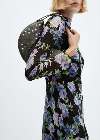 Vestido Asimétrico con Estampado Floral