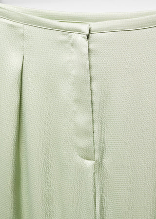 Pantalón Talle Alto Satinado, Verde