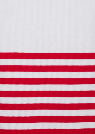 Blusa sin Mangas Estampado de Rayas