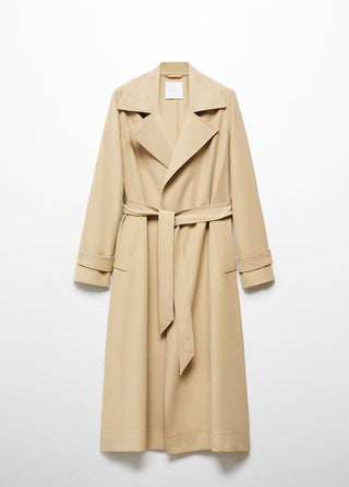 Gabardina Larga con Solapas