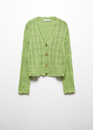 Openwork Detail Cardigan