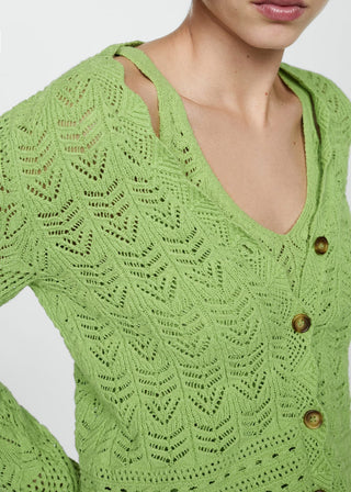 Openwork Detail Cardigan