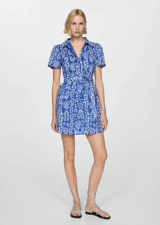 Floral Print Shirt Dress