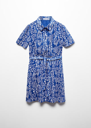 Floral Print Shirt Dress