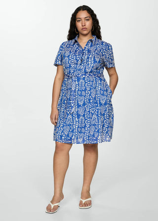 Floral Print Shirt Dress