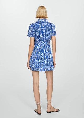 Floral Print Shirt Dress