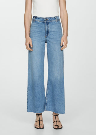 Jeans Culotte Talle Alto