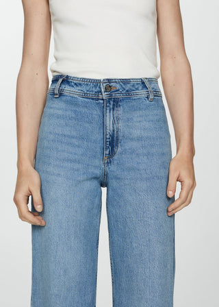 Jeans Culotte Talle Alto