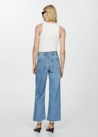 Jeans Culotte Talle Alto