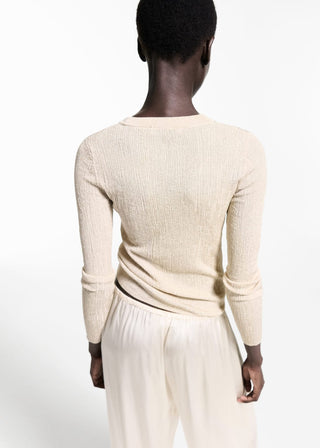 Sudadera Cuello Redondo de Lúrex