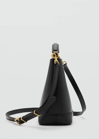 Bolso Shopper con Detalle Metálico